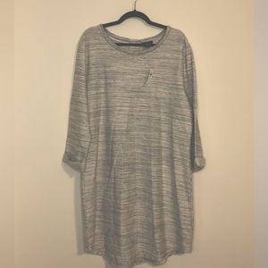 GAP Blue and White Sweater Dress NWT size XXL 3/4 sleeves